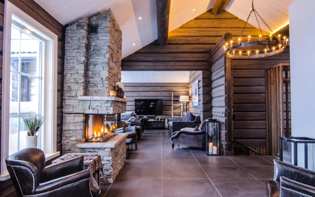 Storstugan i fjällmiljö